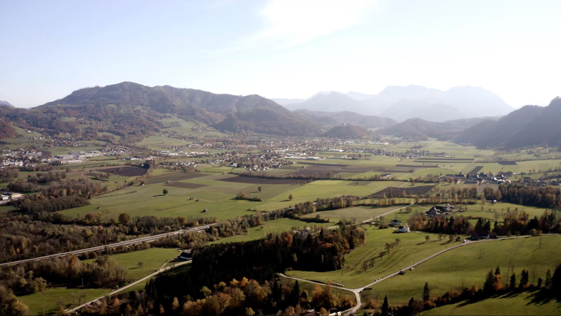 Flug über Micheldorf